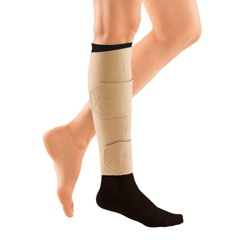 CircAid Juxtalite Lower Leg System Easy to Use Adjustable Compression Level Garment for Men Women Leg Circulation Compatible with Elastic Stockings XLargeLong